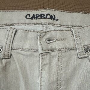 Carbon Light Khaki Trousers men’s 34x32 skinny flex